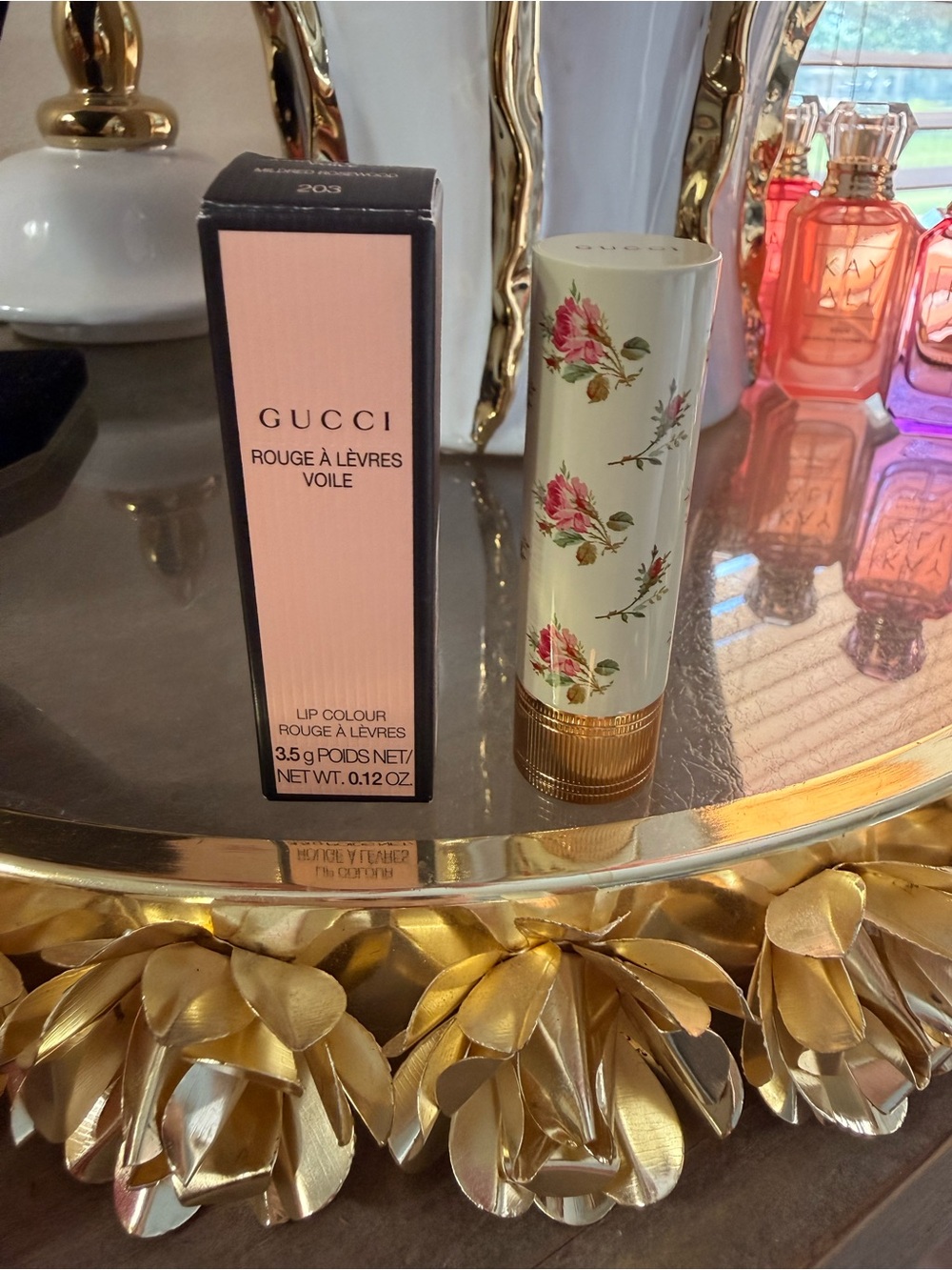 Gucci Beauty Rouge à Lévres Voile Sheer Lipstick - 203 Mildred Rosewood